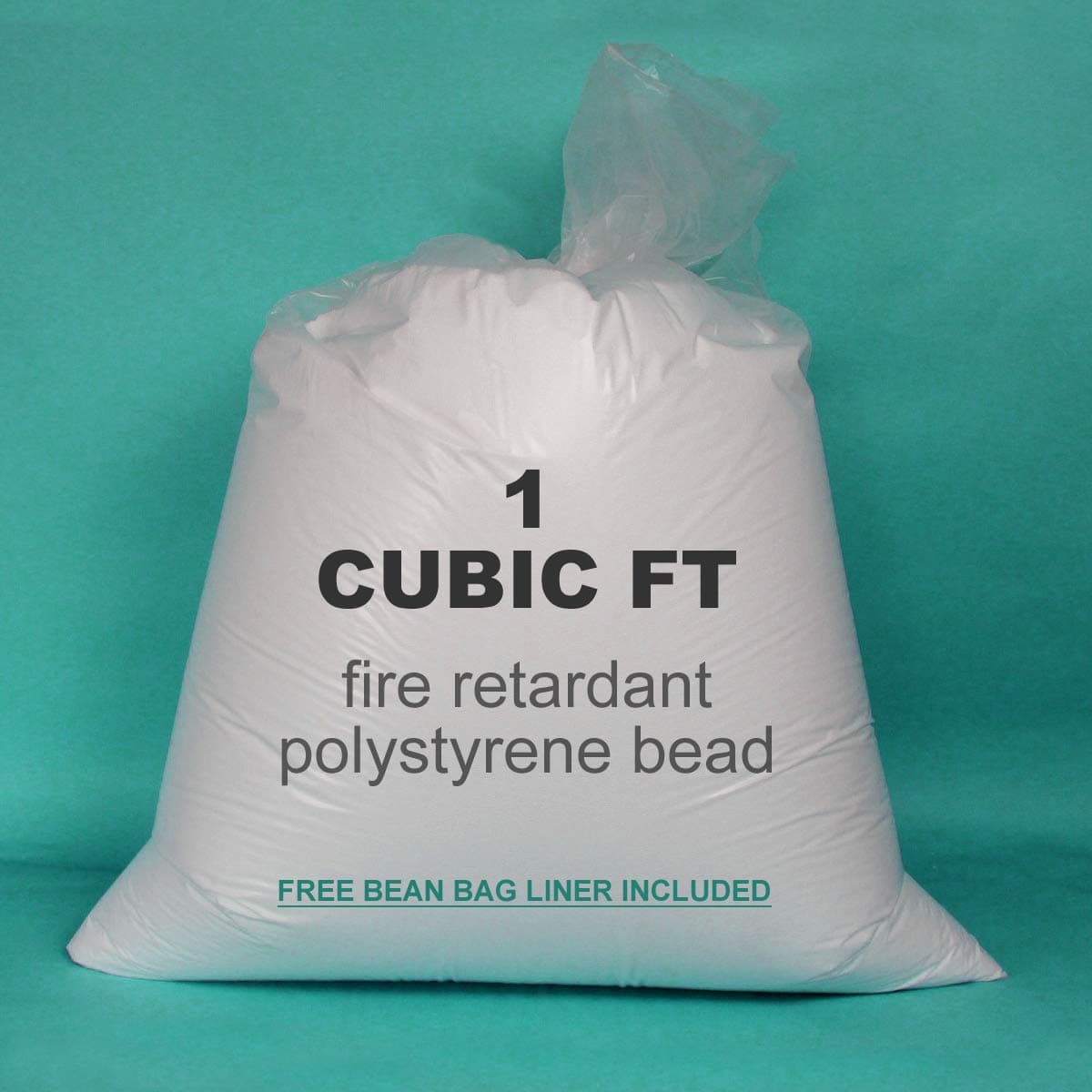 1 Cubic Foot Bean Bag Booster Refill Polystyrene Beads Filling Top Up Bag Beans Balls