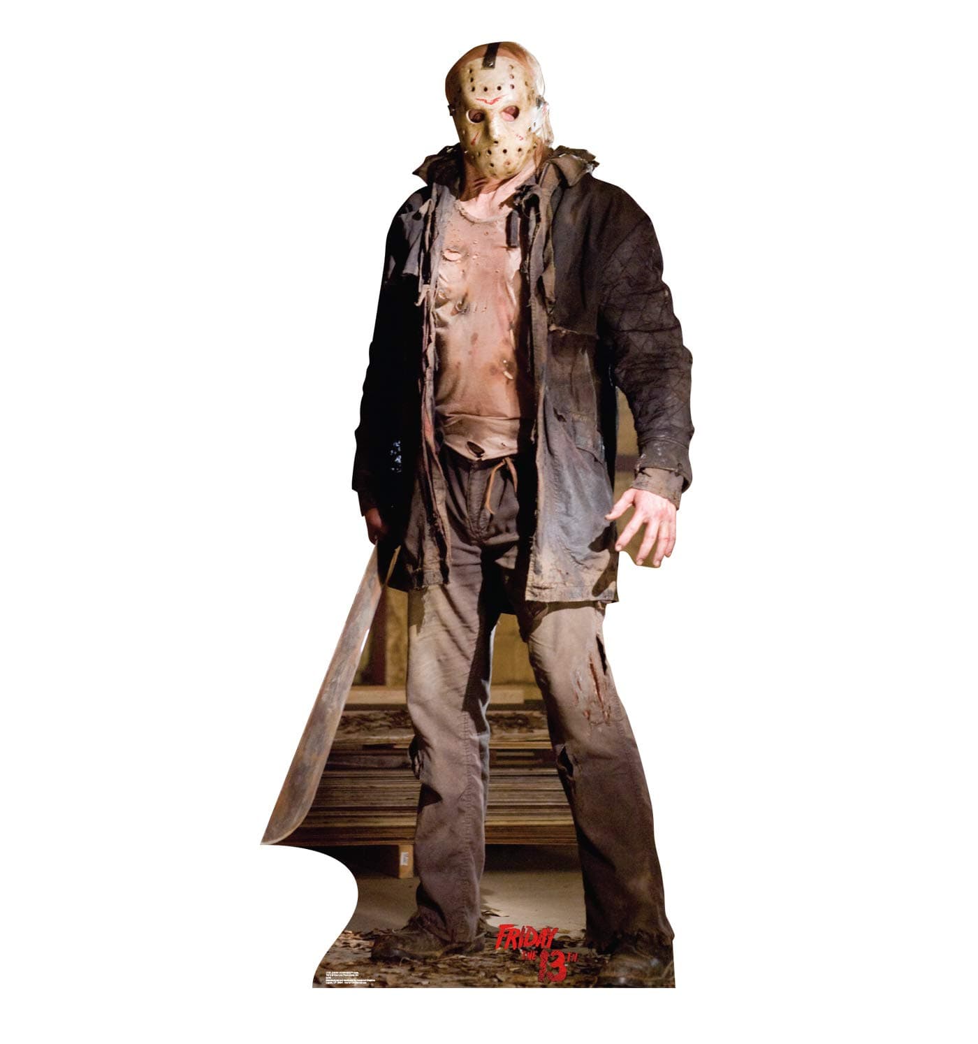 Jason Voorhees Knife Life Size Cardboard Cutout Standup - Friday The 13th (2009 Film)