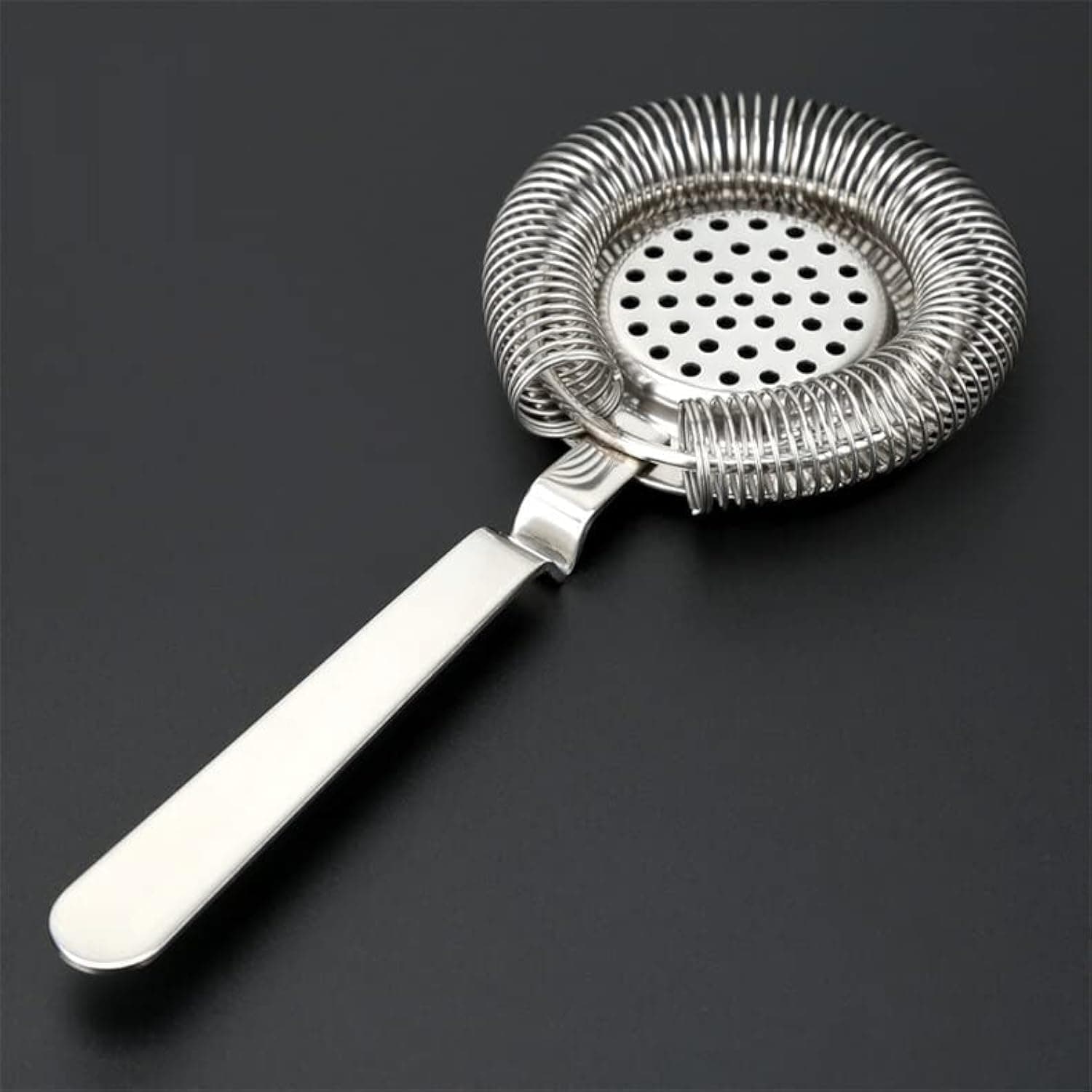 - Stainless Steel Cocktail Strainer, Hawthorne Strainer, Bar Tool, Medium, 20 x 9 cm, Silver