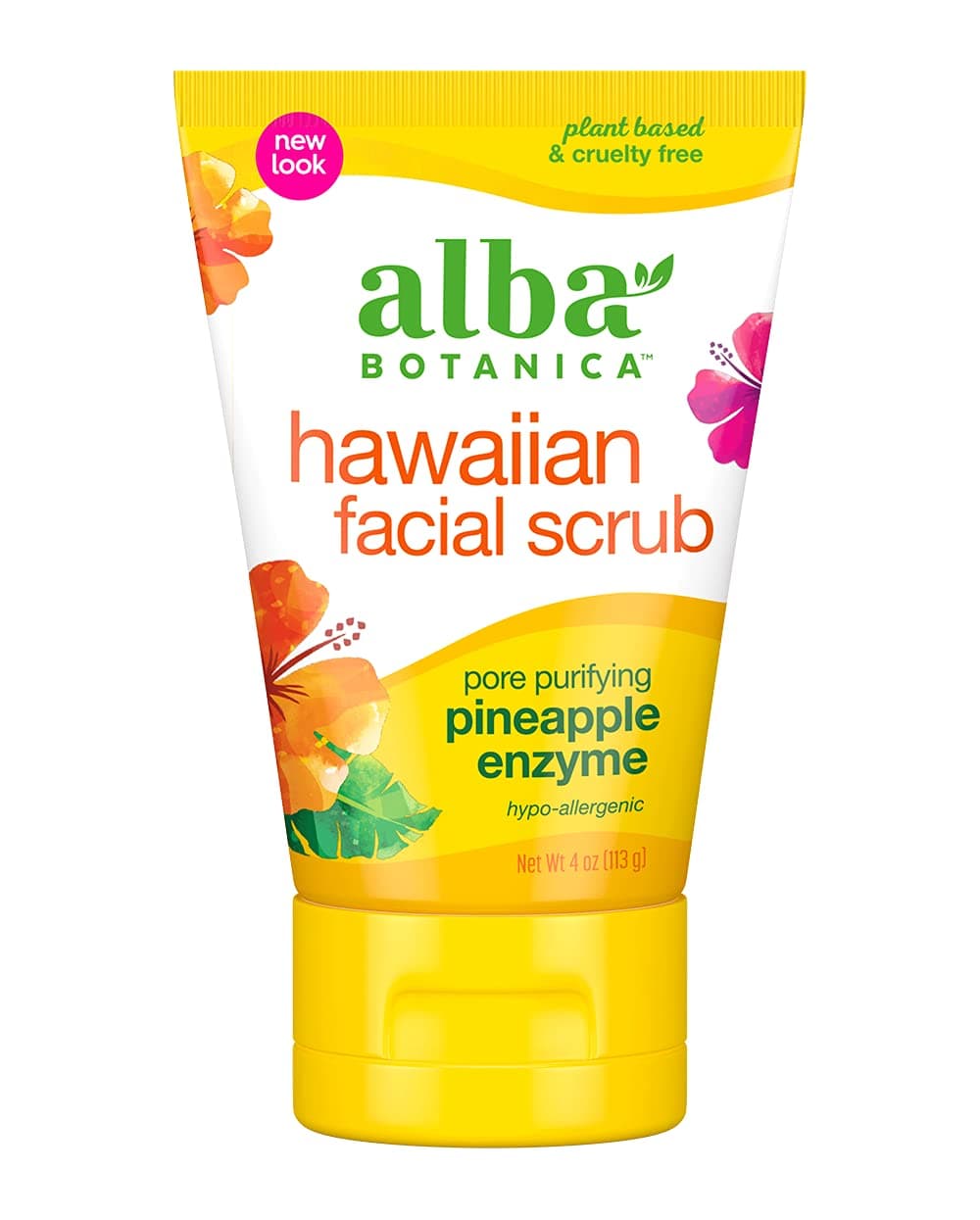 Pore Purifying Pineapple Enzyme Hawaiian Facial Scrub, 4 oz.