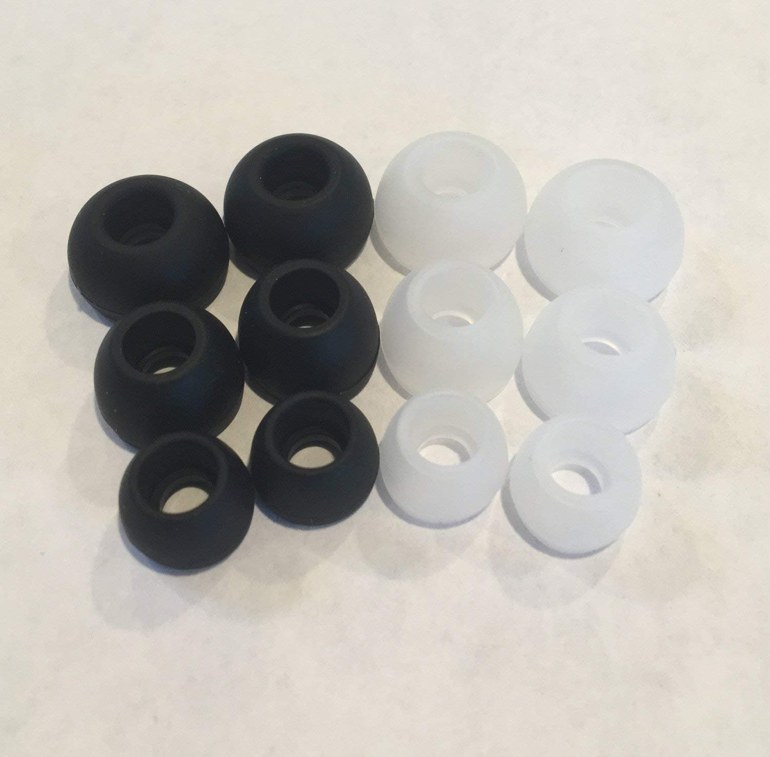 Replacement Earbud Tips fit Skullcandy - Small, Medium and Large - 6 Pairs Included