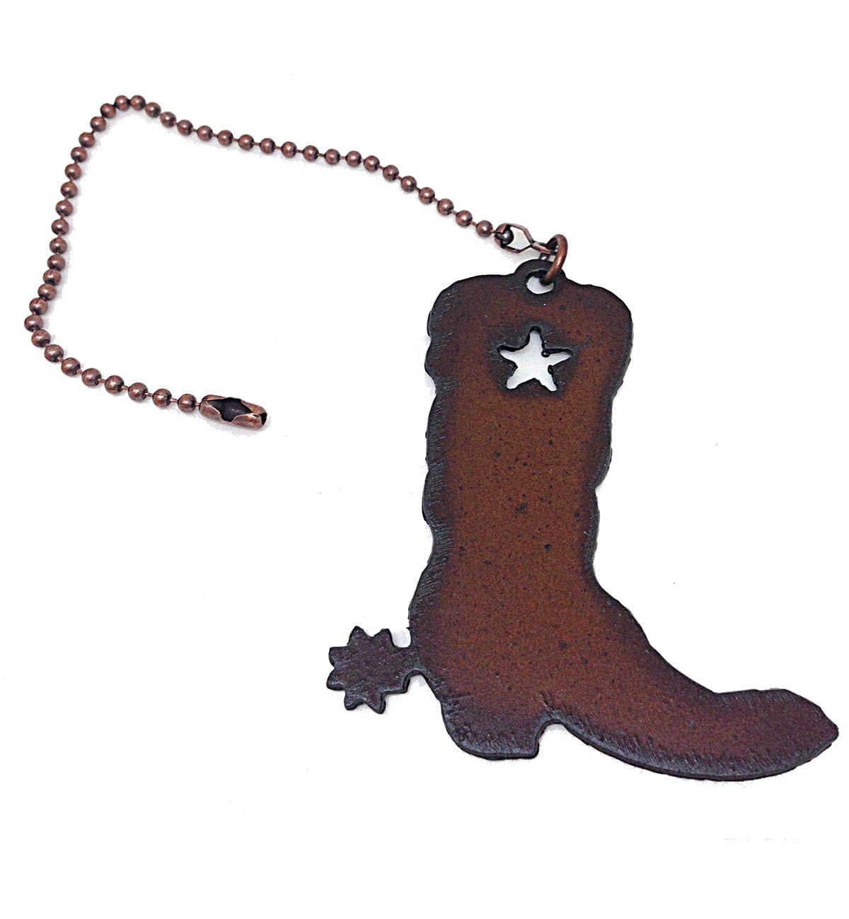 Western Decor Rustic Metal Horse Decorative Fan Pull