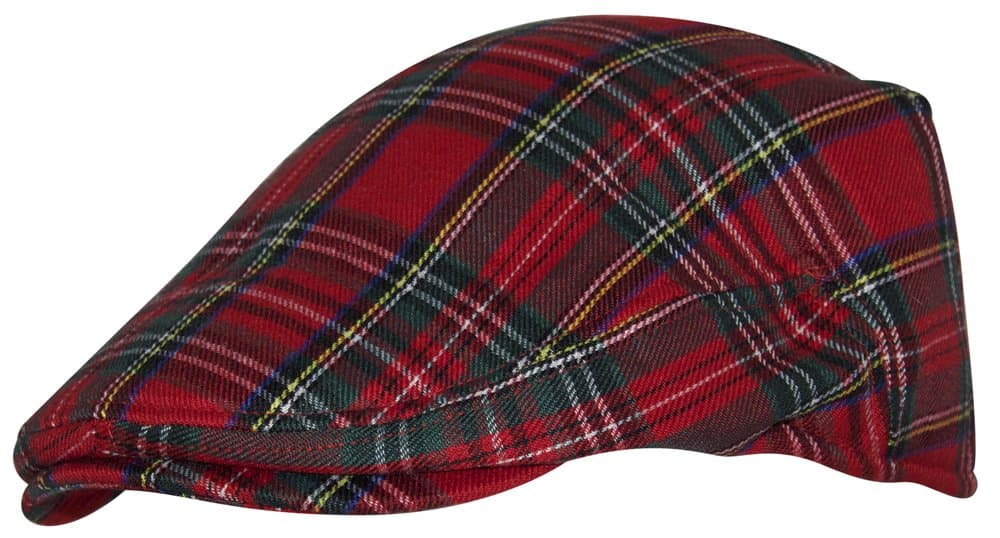 Tartan Traditions Royal Stewart Flat Cap Hat