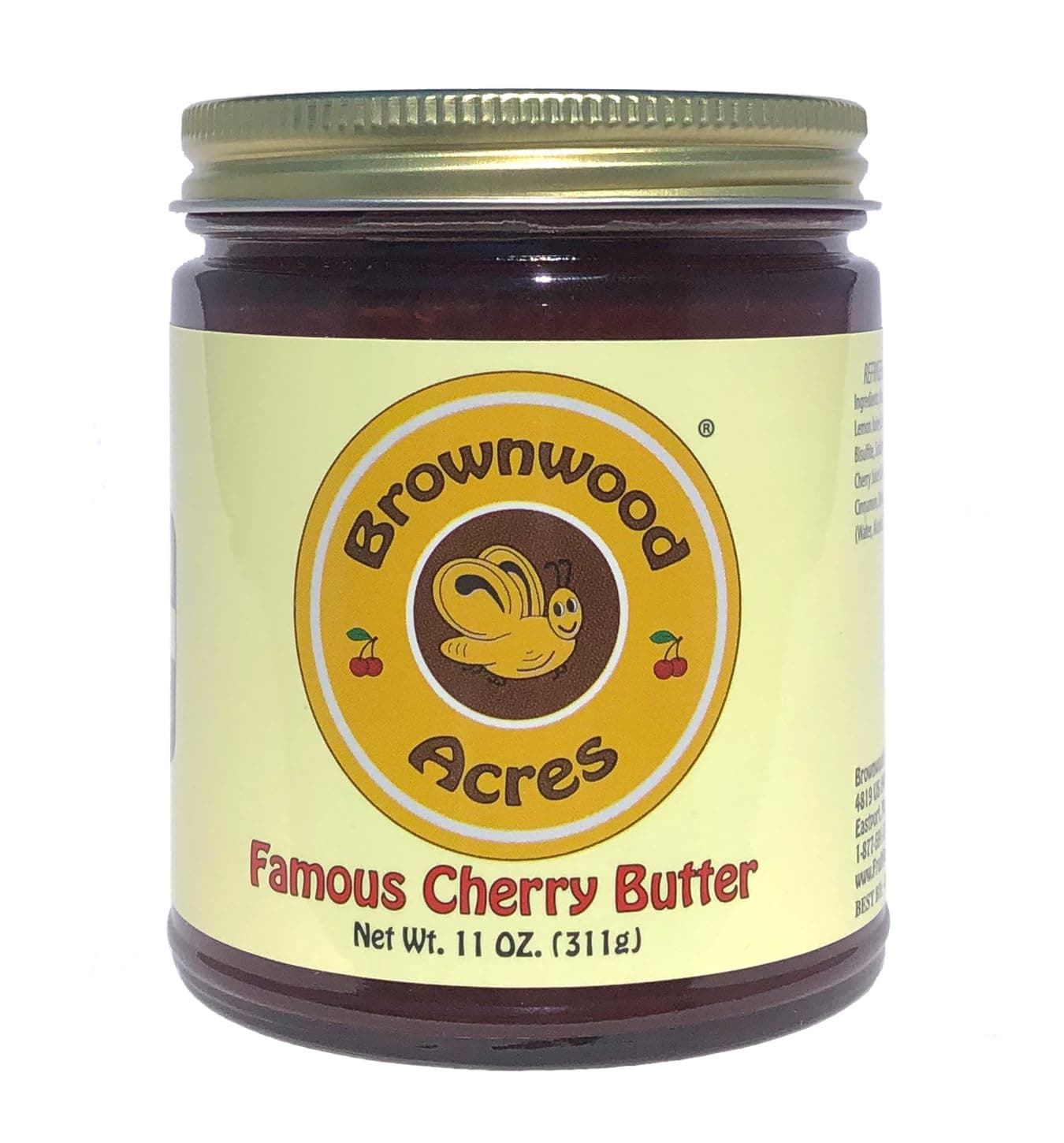 - Famous Cherry Butter by Brownwood Acres, A Northern Michigan Favorite! (11 Ounce)