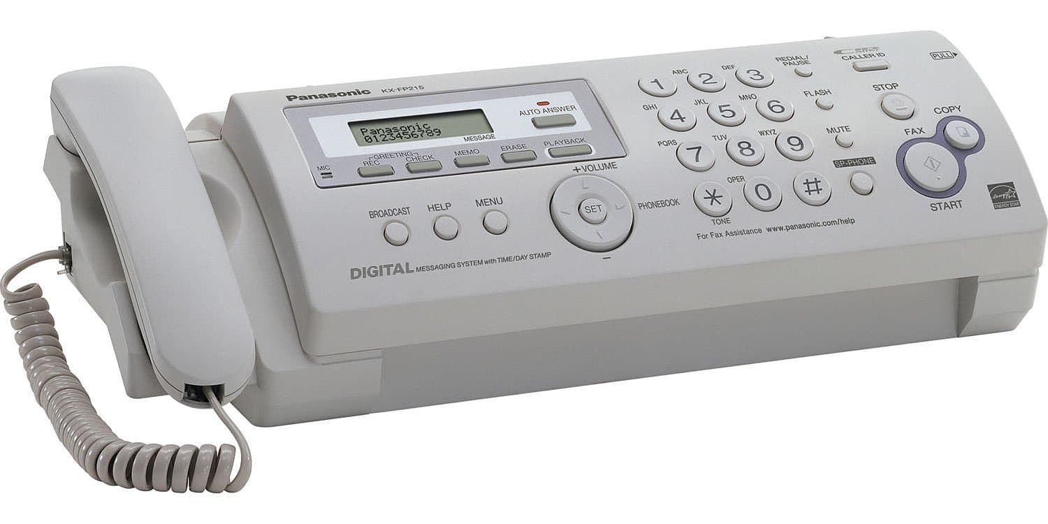 Panasonic KXFP215 Fax/Copier, W/Digital Answering Sys, 14-Inch x7-9/10-Inch x4-1/5-Inch,WE