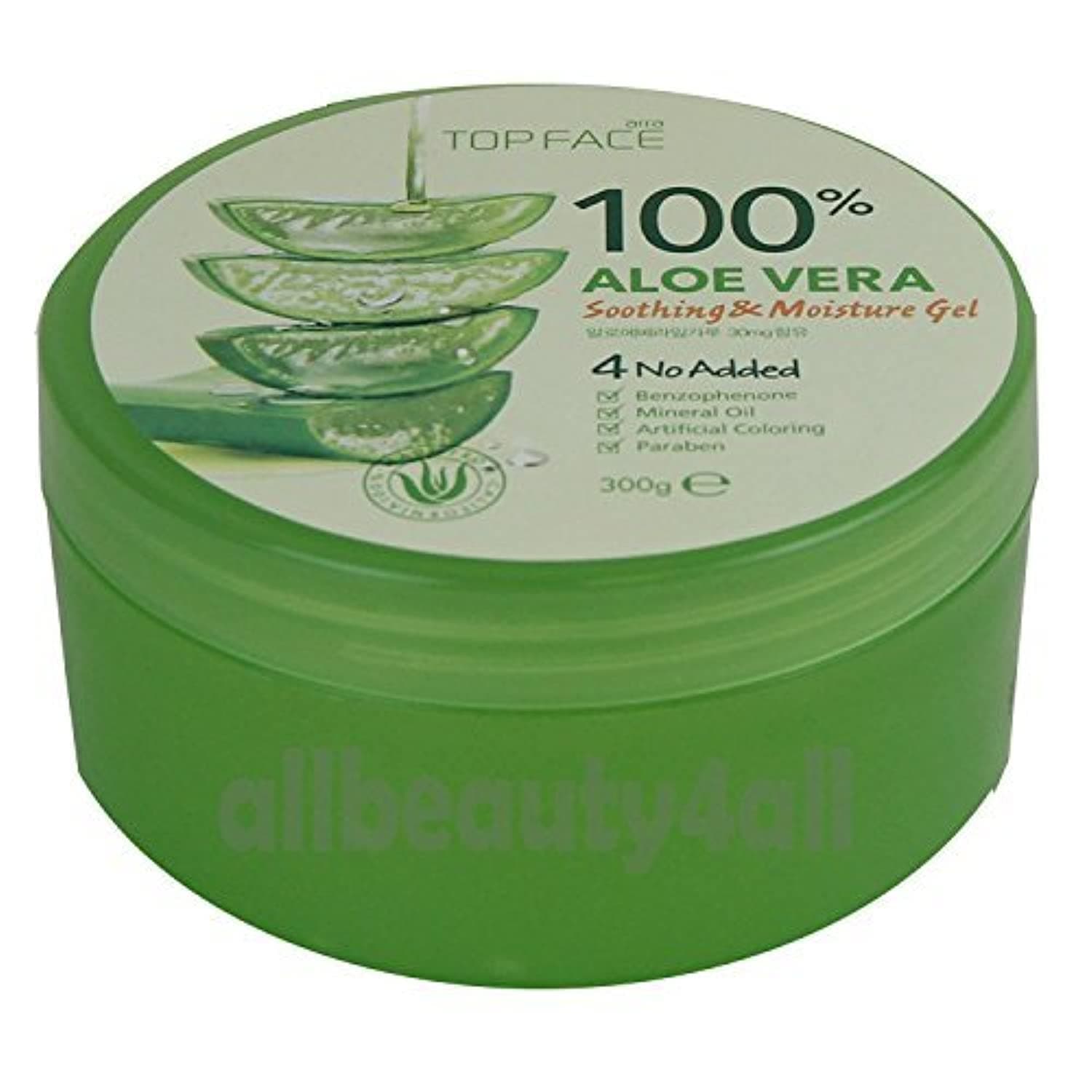 top face 100% Aloe Vera Soothing & Moisture Gel (Made in Korea)