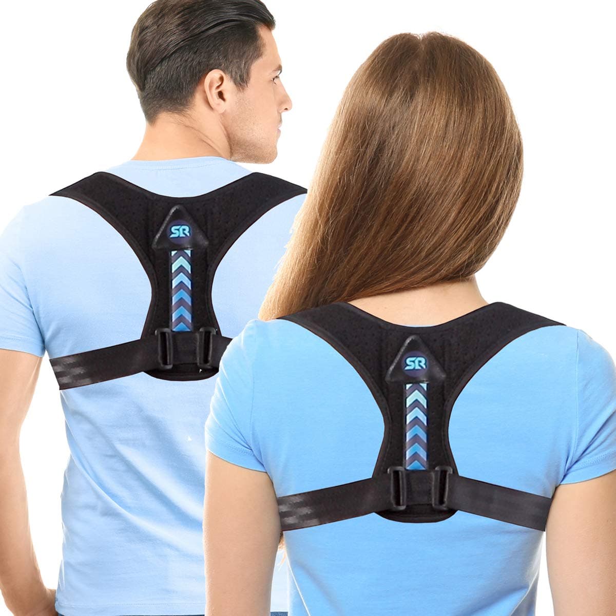 Perfect Adjustable Posture Corrector for Men and Women - Upper Back Brace for Clavicle Support and Providing Pain Relief from Neck Shoulder Upright Straightener Comfortable