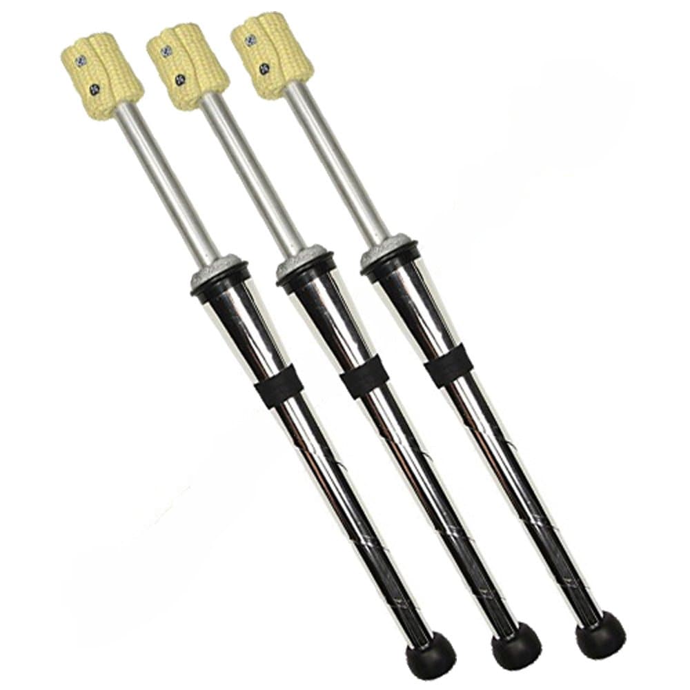 Higgins Brothers Pyro Circus Juggling Torches Set of 3 with Wrapped Handle and Rubber End Cap