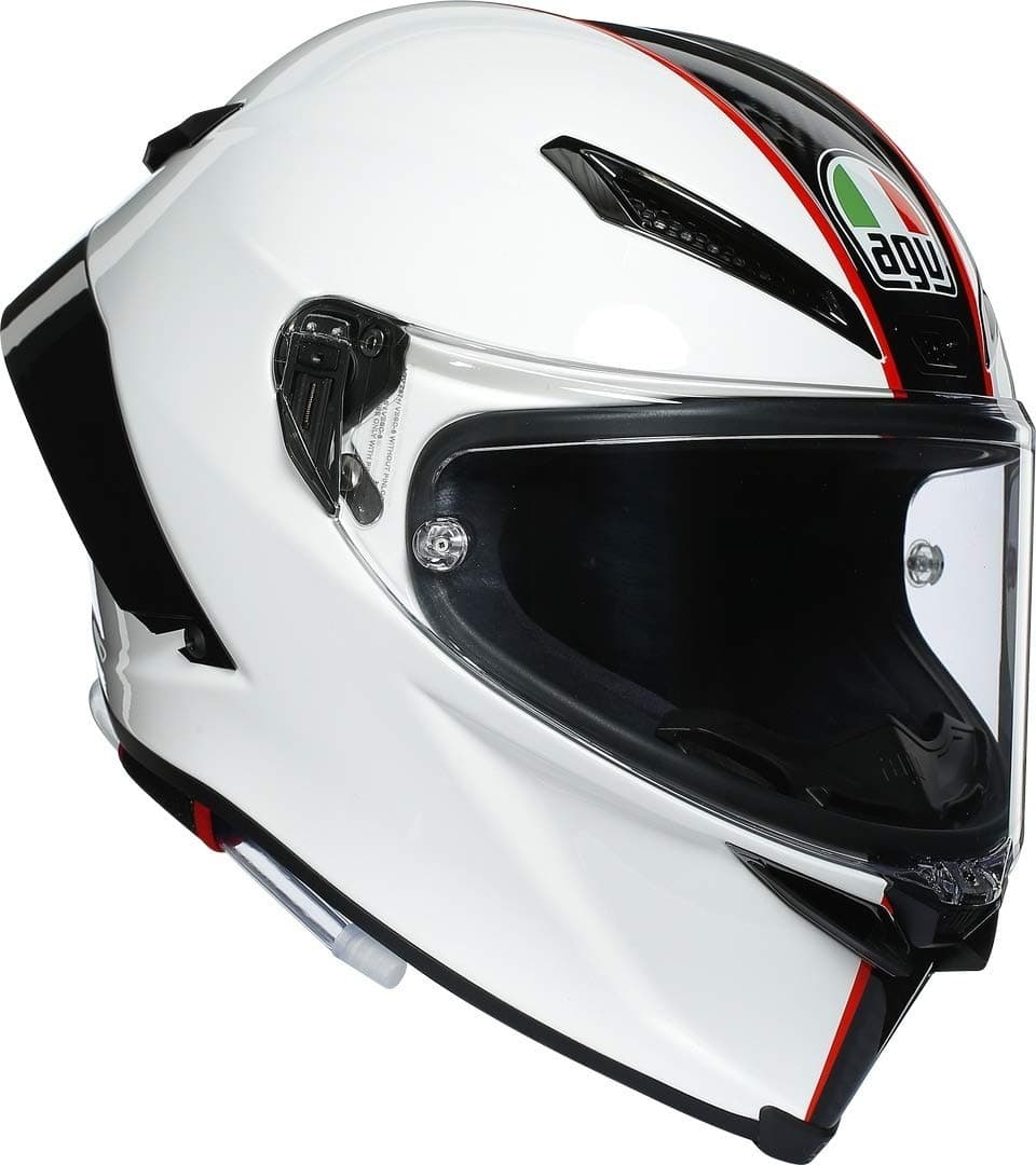 AGV Pista GP RR - Scuderia - Carbon White Red - Motorcycle Helmet - Size ML