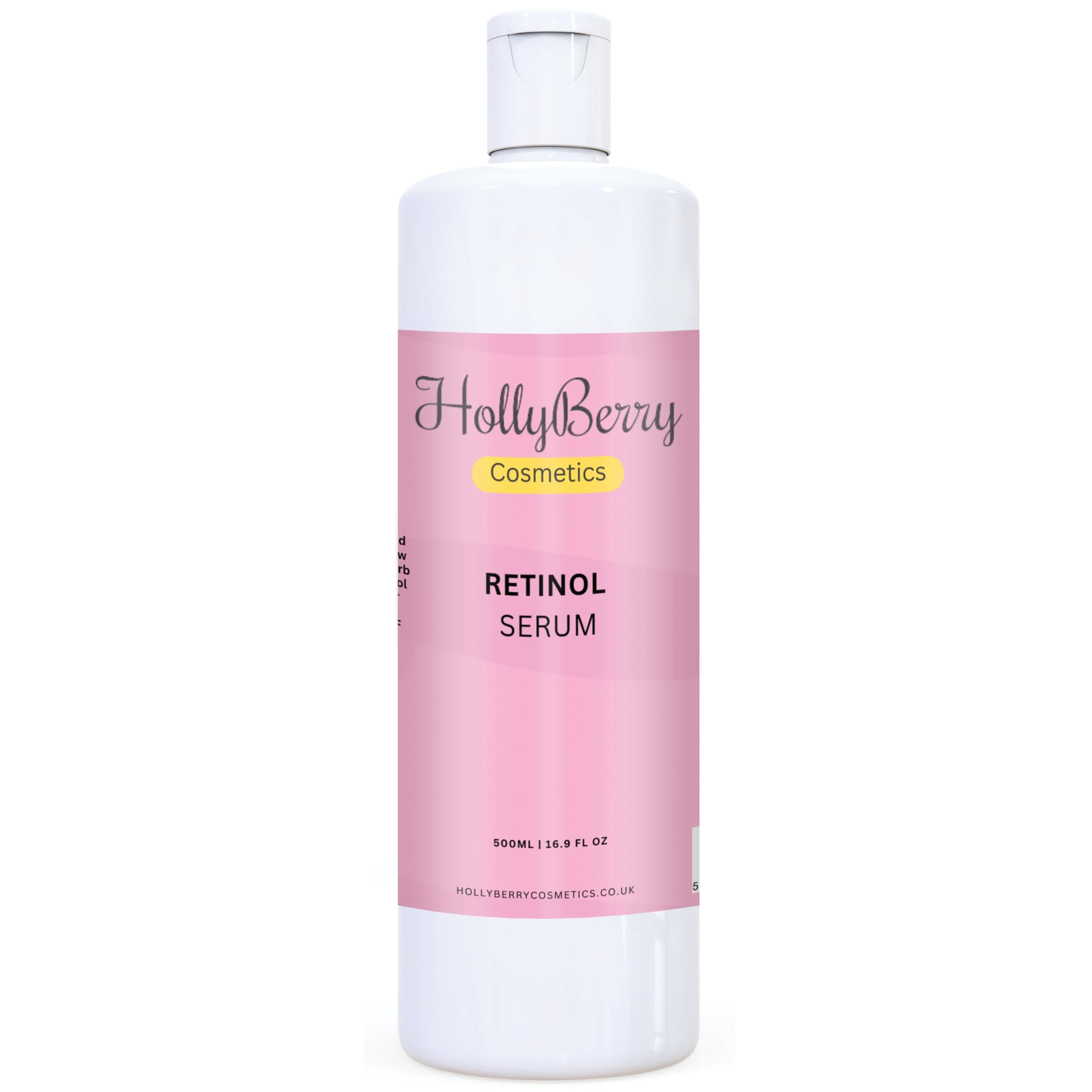 – Retinol Serum - Vitamin A - 500ml extra Large - Advanced Anti-Aging Formula with Hyaluronic Acid By Hollyberry Cosmetics
