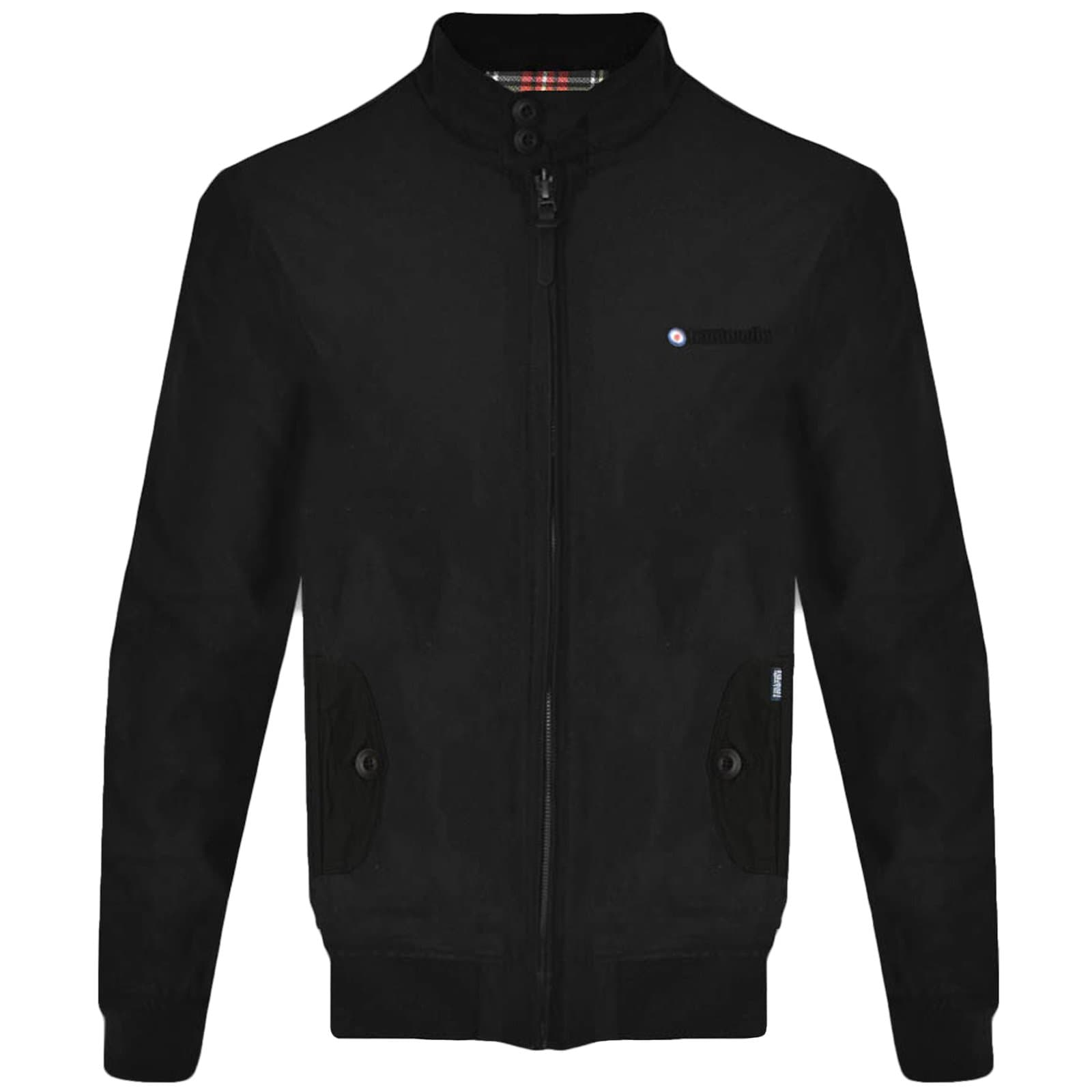 Mens Showerproof Classic Harrington MOD Scooter Jacket Coat