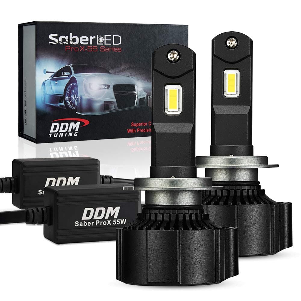 DDM TuningSaber 55W ProX LED, 12500LM, 6000K, Pair, (H7)