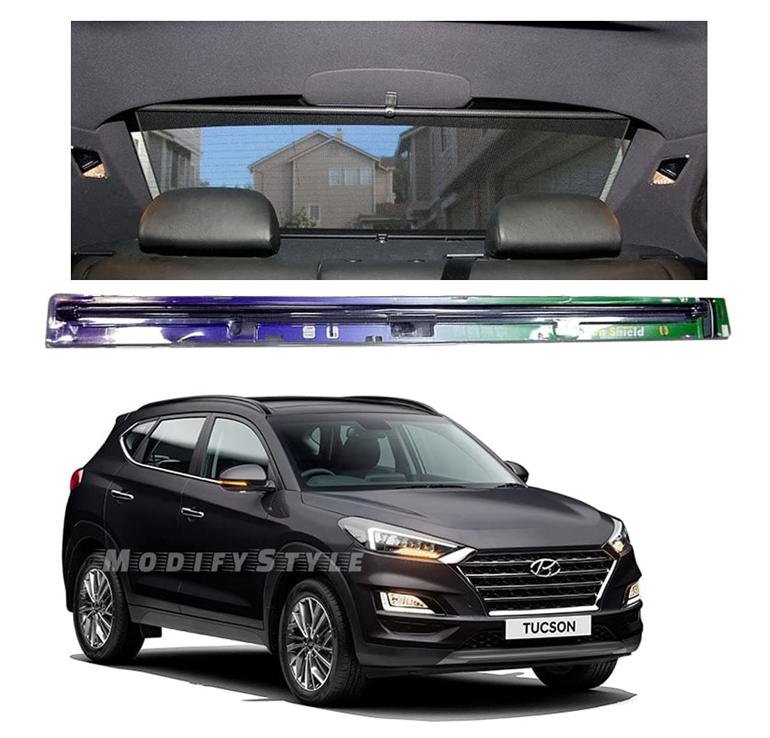 ModifyStyle Rear Window Roller Sunshade Suitable for Hyundai Tucson (2020 to Present) Type 2 (Black)