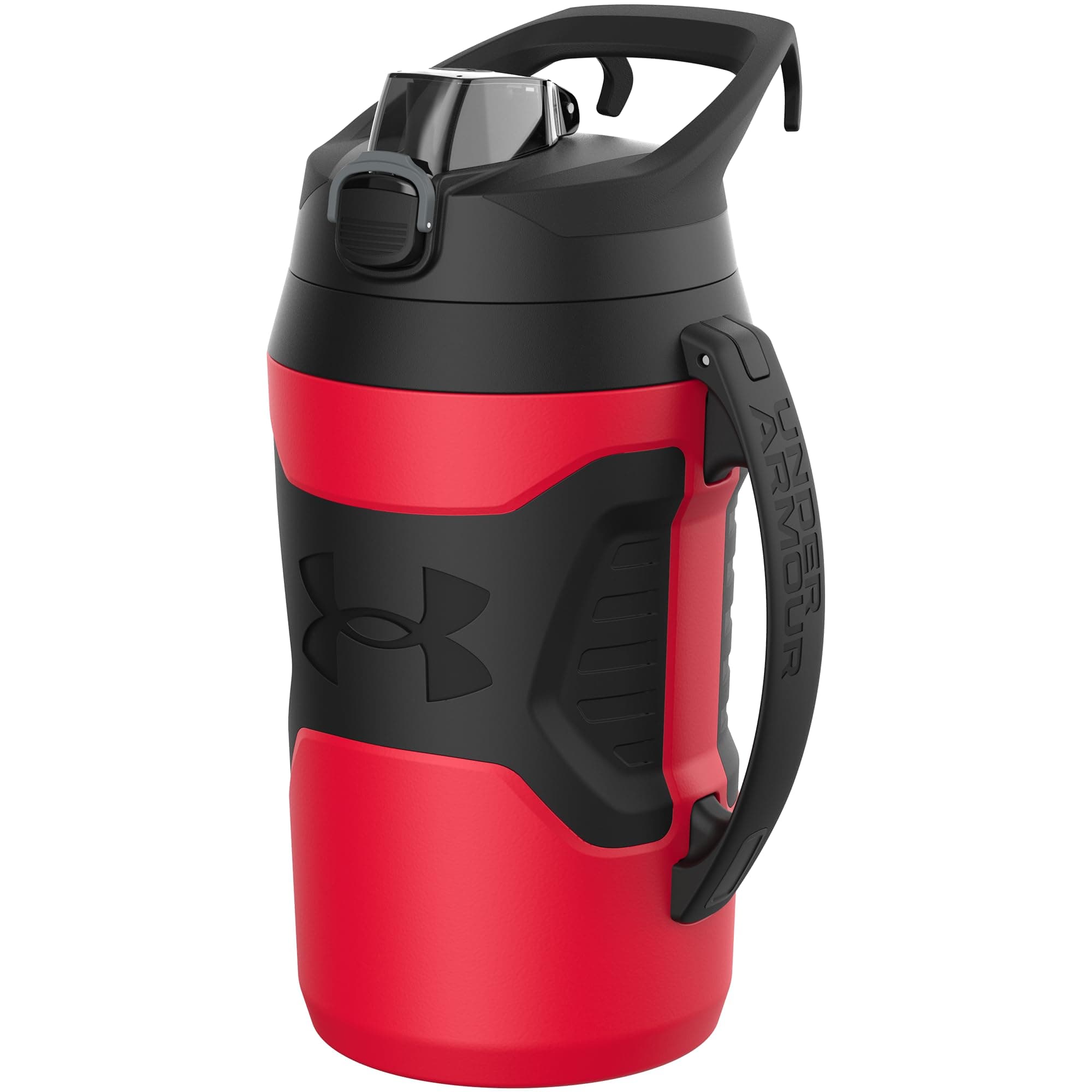 Sports Water Jug, 64oz Insulated Water Bottle w/Handle, Half Gallon, Fence Hook, Leak Resistant, Baseball, Football & More