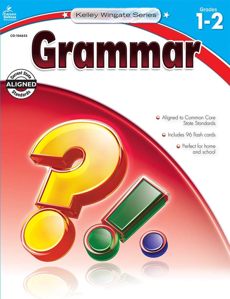 Grammar, Grades 1-2 (Kelley Wingate) Paperback – 15 Mar. 2014