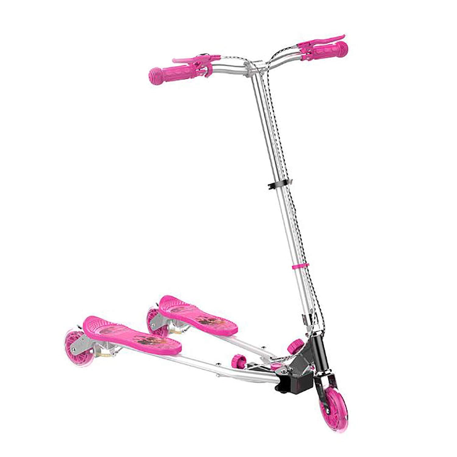DaBao 3 Wheeled Scooter - Height Adjustable Push Swing Wiggle Scooters with Drifting Self Propelling for Boys/Girl/Adult Age 9 Years Old and Up