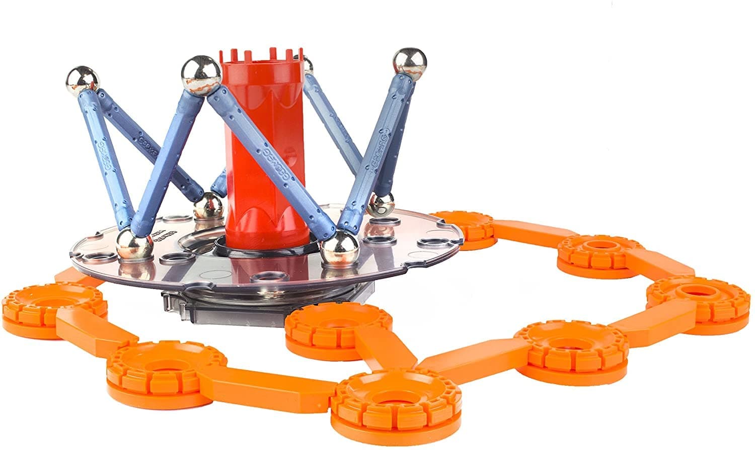 Geomag 722- Mechanics Multicolour, Educational And Creative Game For Kids, Magnetic Constructions, 146 Pieces