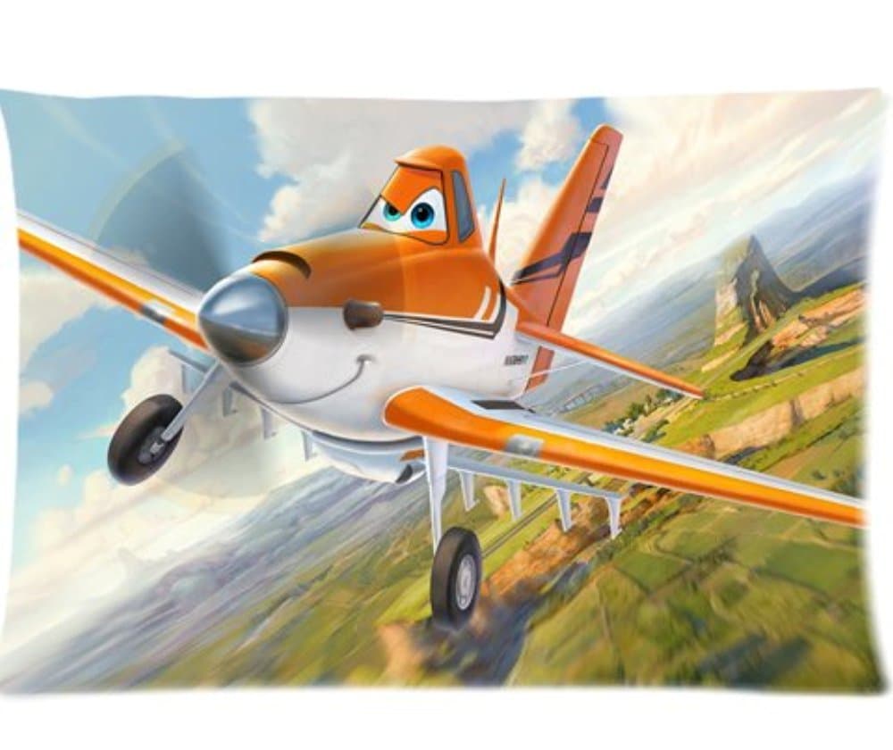 Sculpture Life Dusty Crophopper Planes Pillow Cases Custom Pillow Case Cushion Cover 20 X 30 Inch (Twin Side)