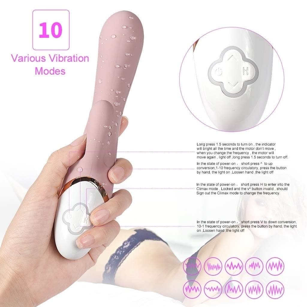 CRYPD The Smallest & Strongest Cordless Handheld Massage - Powerful Vibrating Power - Best for Travel - Magic Stress Away - Perfect on Back, Legs Hand Pains & Sports Recovery