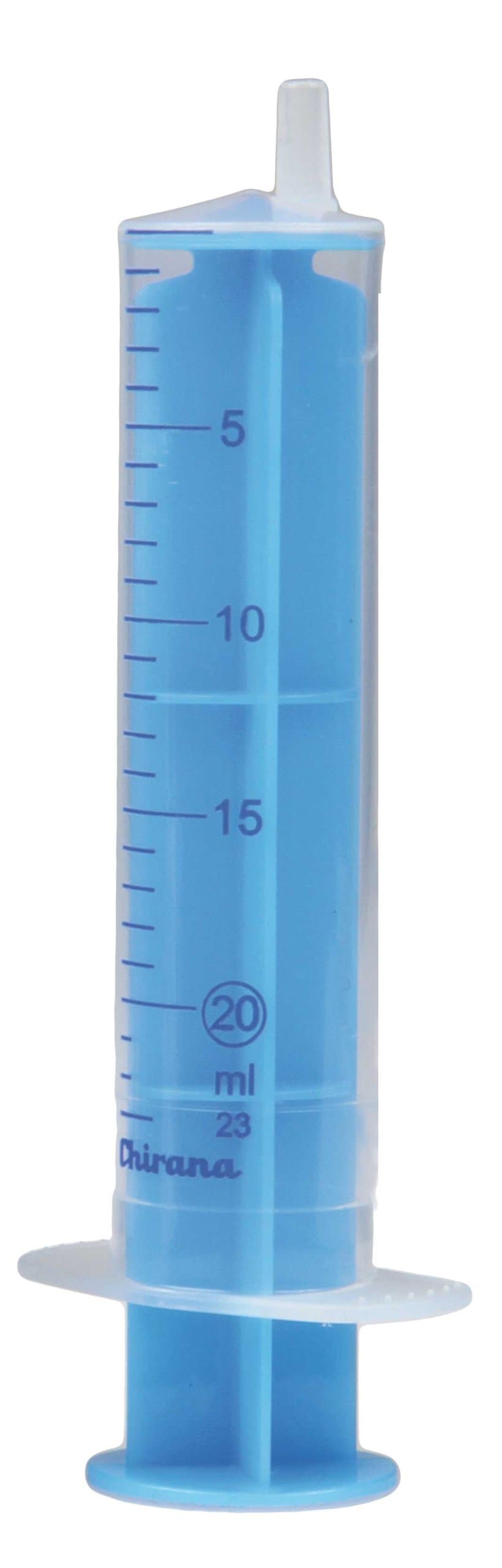 Disposable Syringes with Blue Plunger, Sterile 100 x 20 ml