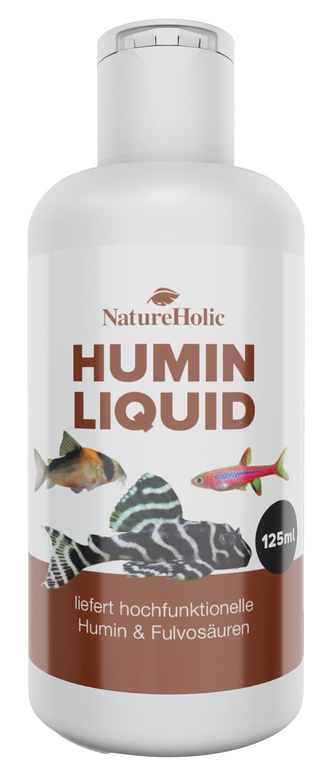 NatureHolic - Crusta Humin Liquid - Water Conditioner - Valuable Humic Substances for Your Shrimp Aquarium - 125 ml