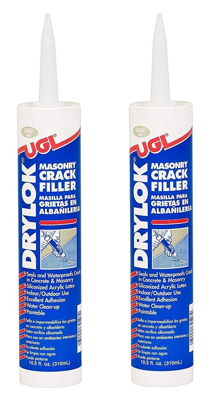 DRYLOK 30507 Masonry Crack Filler Cartridge, 10.5 oz, Gray 30507-2