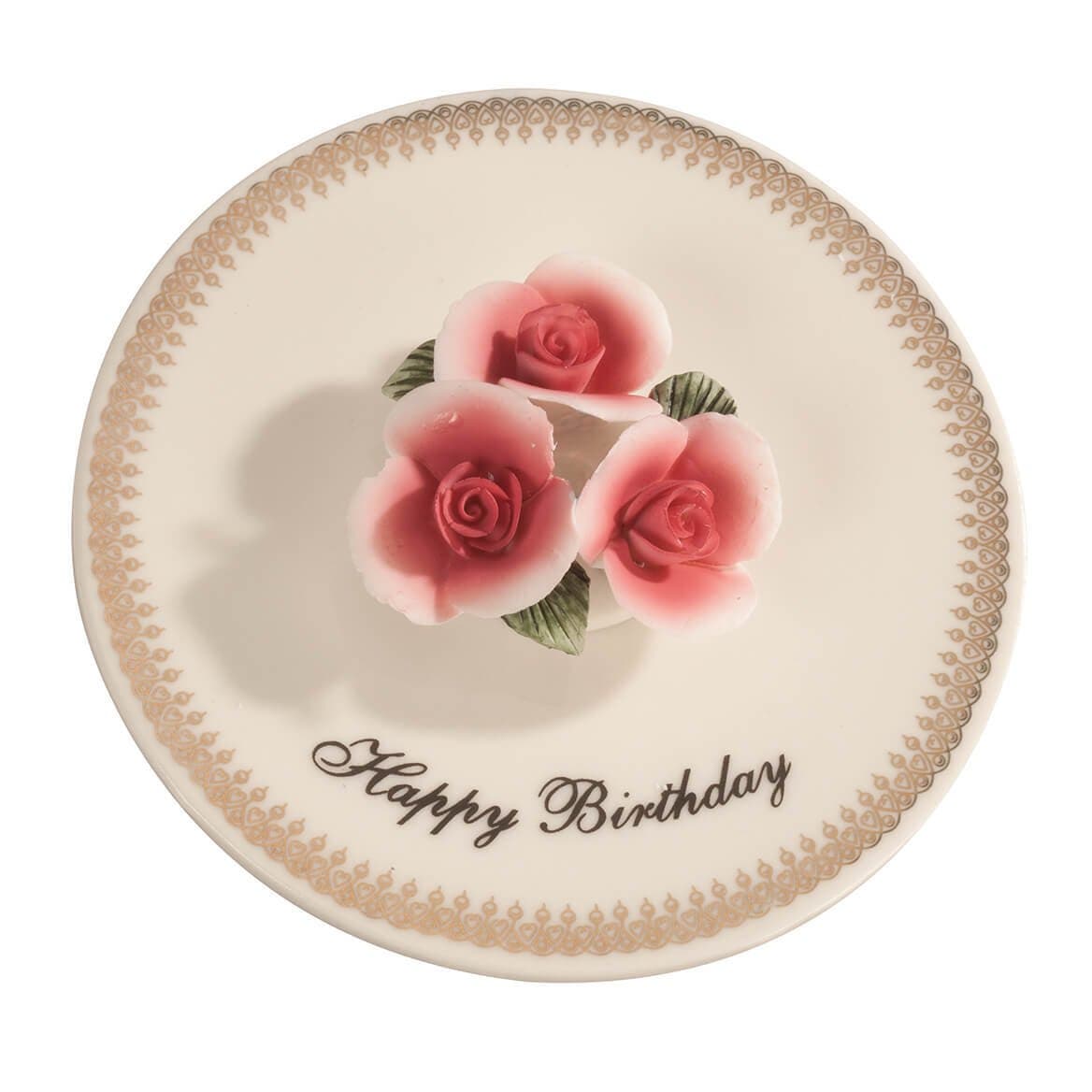 BW Brands Ceramic Make A Wish Birthday Candle Holder