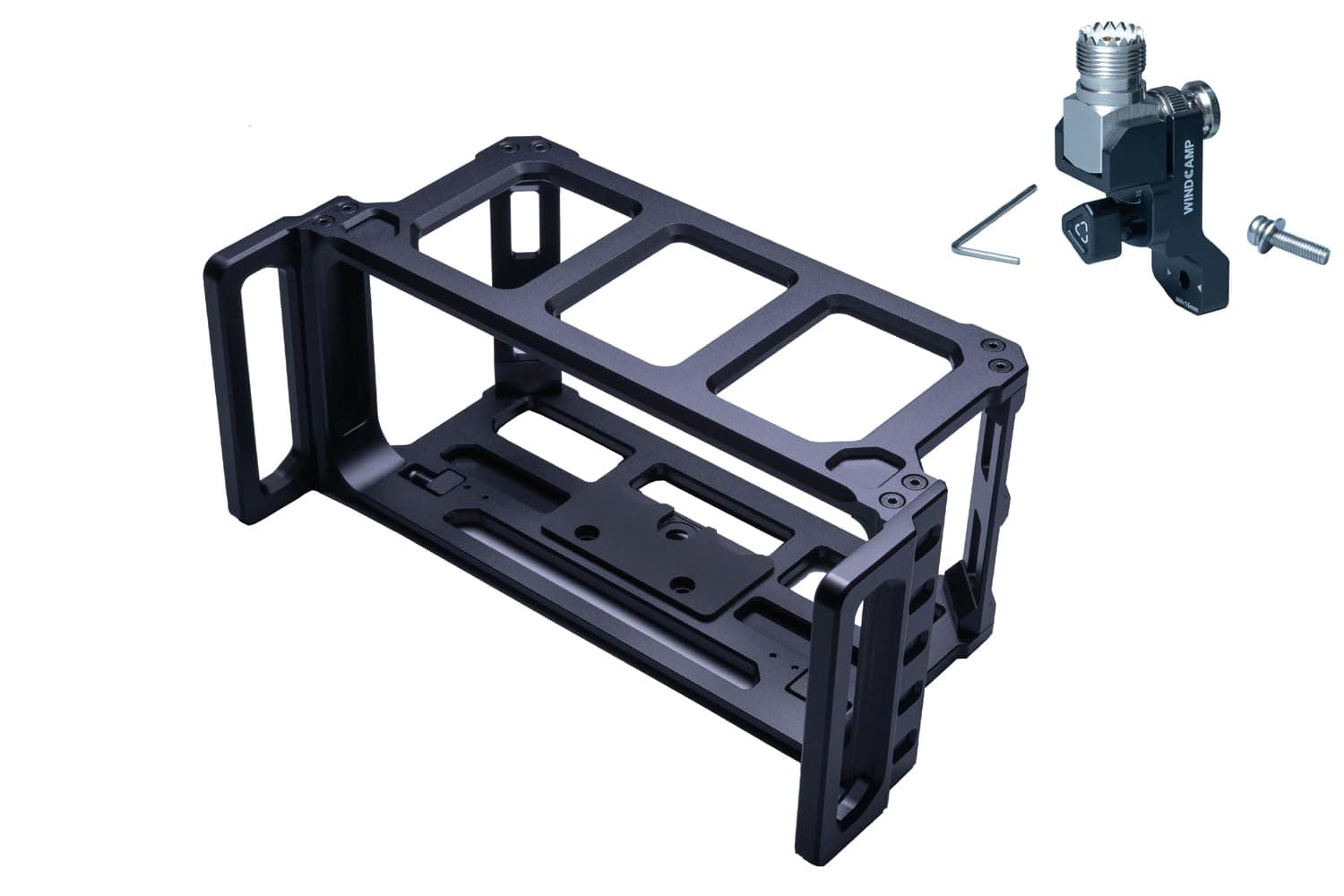 1 Set WINDCAMP ARK-705 Shield+RC-2 Quick Release Support for IC-705 Carry Cage for IC-705