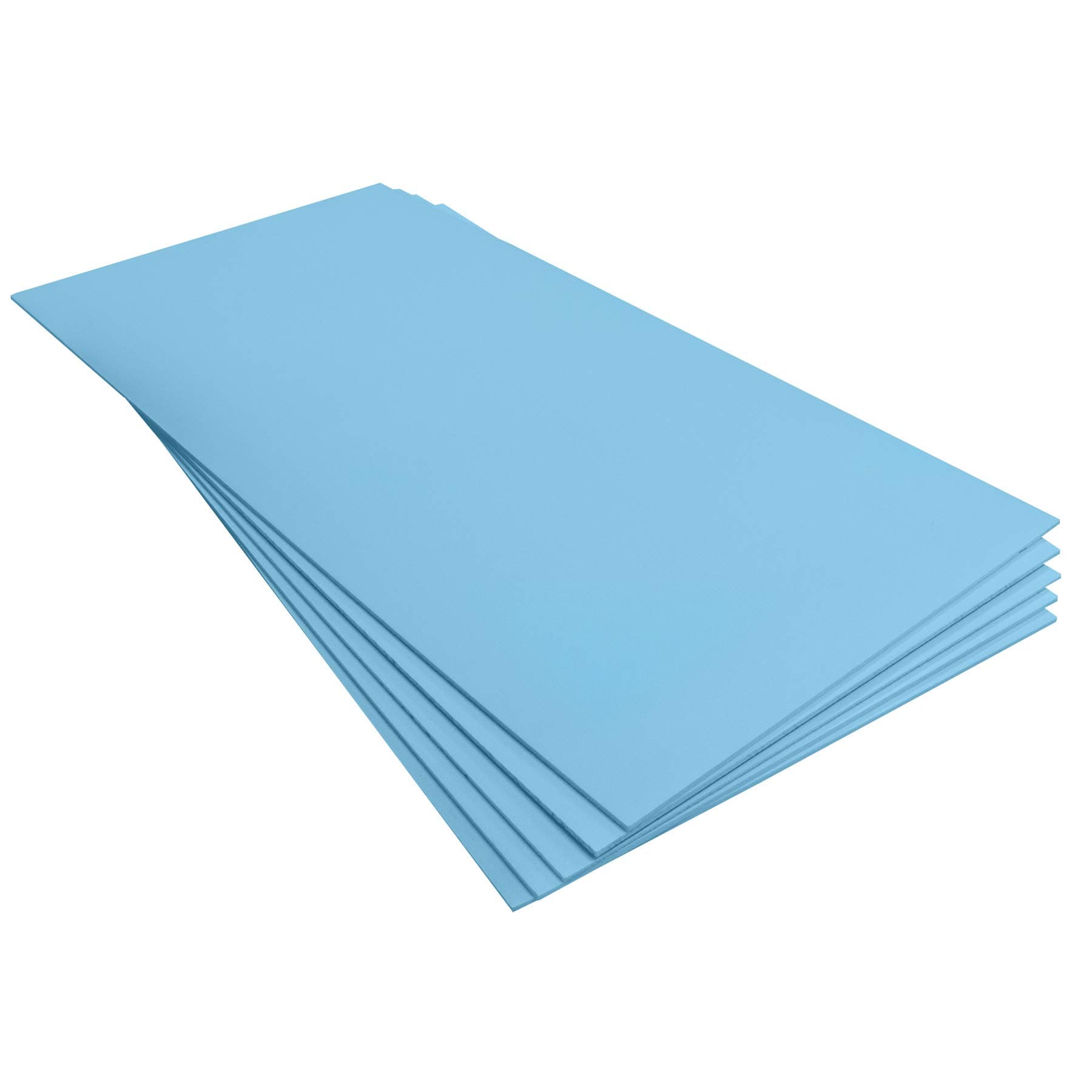 6mm XPS Foam Boards Floor Underlay Thermal Insulation Underfloor Heating 800 x 600 x 6mm - Blue