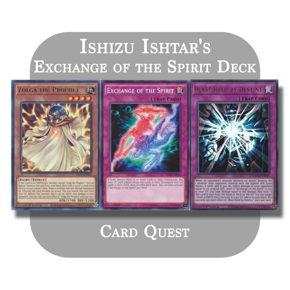 YU-GI-OH! - Ishizu Ishtar's Complete Exchange of The Spirit & Earth Fairy Mill Deck