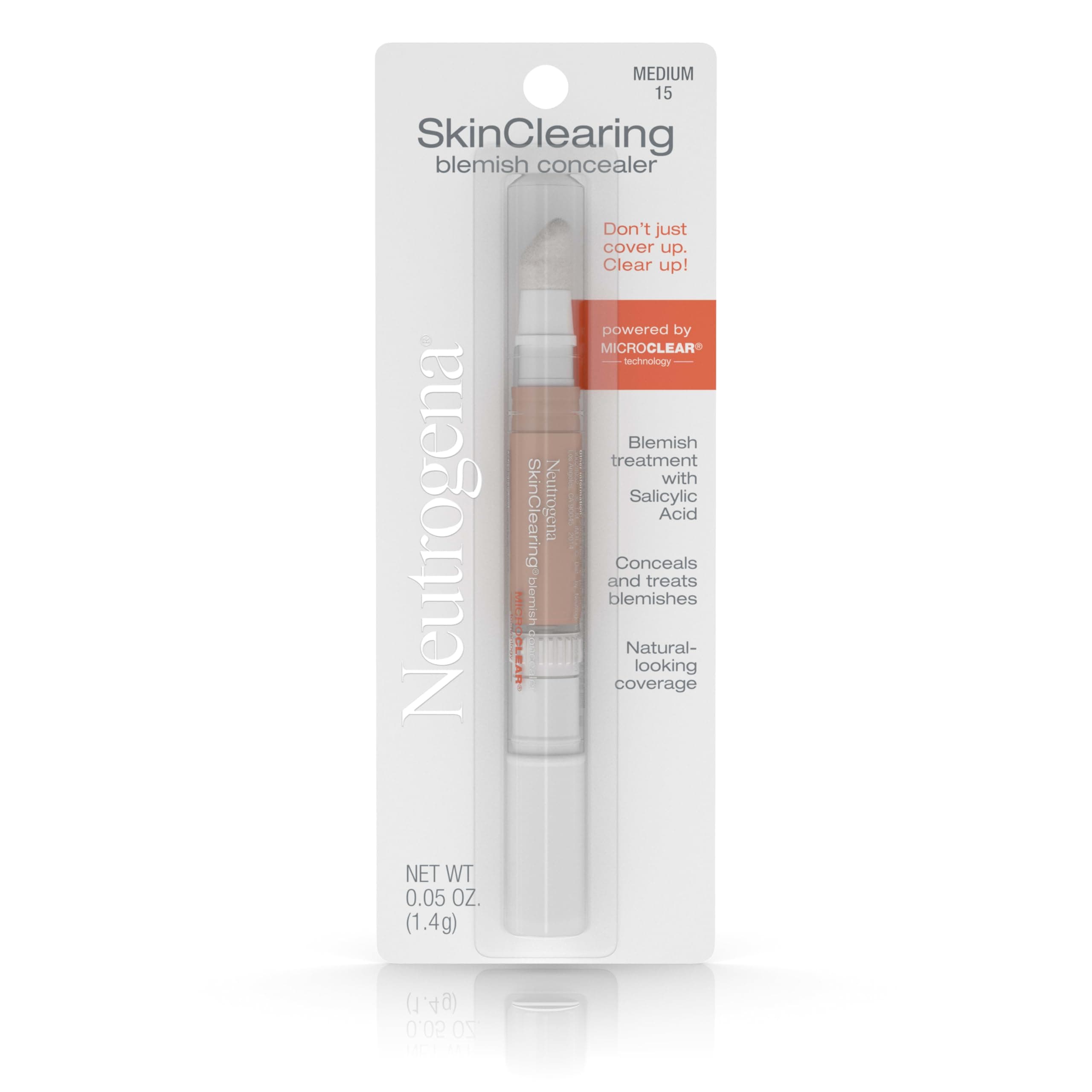 Neutrogena Salicylic Acid Blemish Concealer - Medium,15.05oz