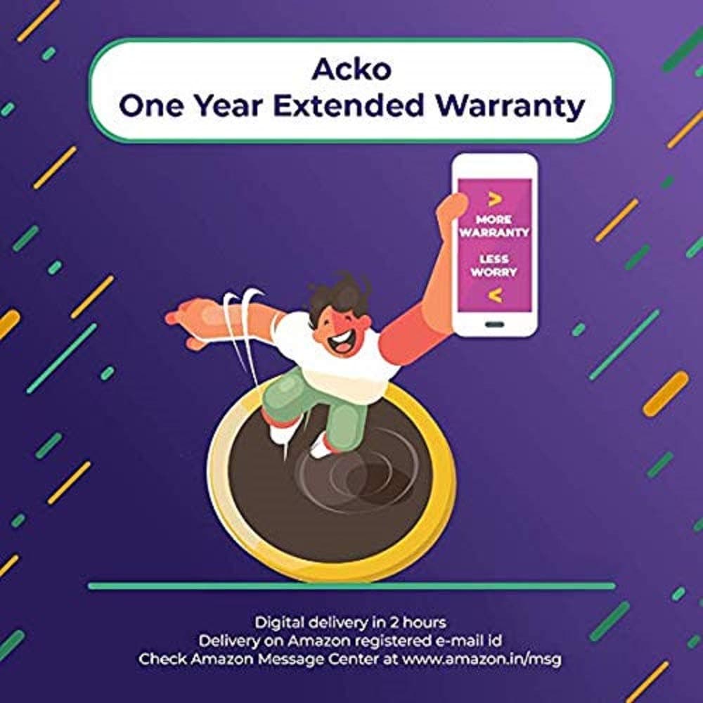 Acko 1 Year Extended Warranty for Appliances from Rs 20,001 to Rs 30,000 (Email delivery)