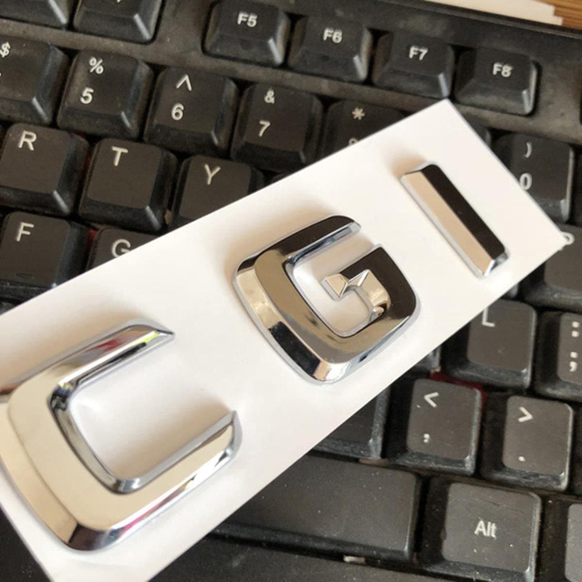 WEIMING INC Emblem for Mercedes Benz CDI CGI E260 C300 E320 Chrome Letters Class Car Styling Trunk Logo Sticker Discharging Capacity Mark