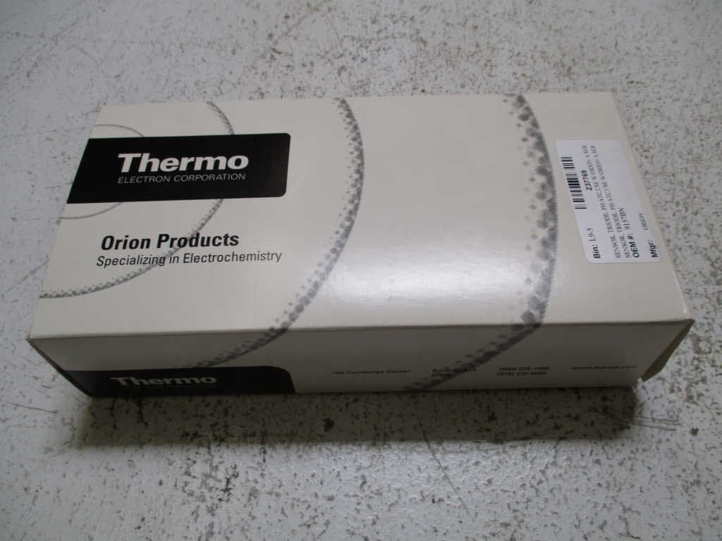 9157BN Epoxy 3-in-1 Refillable pH/Temperature Orion Combination Electrode with Glass Fiber Junction, 0 Degree C to 90 Degree C Temperature Range