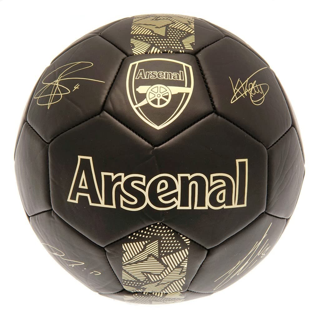 arsenal fc football signature gold ph