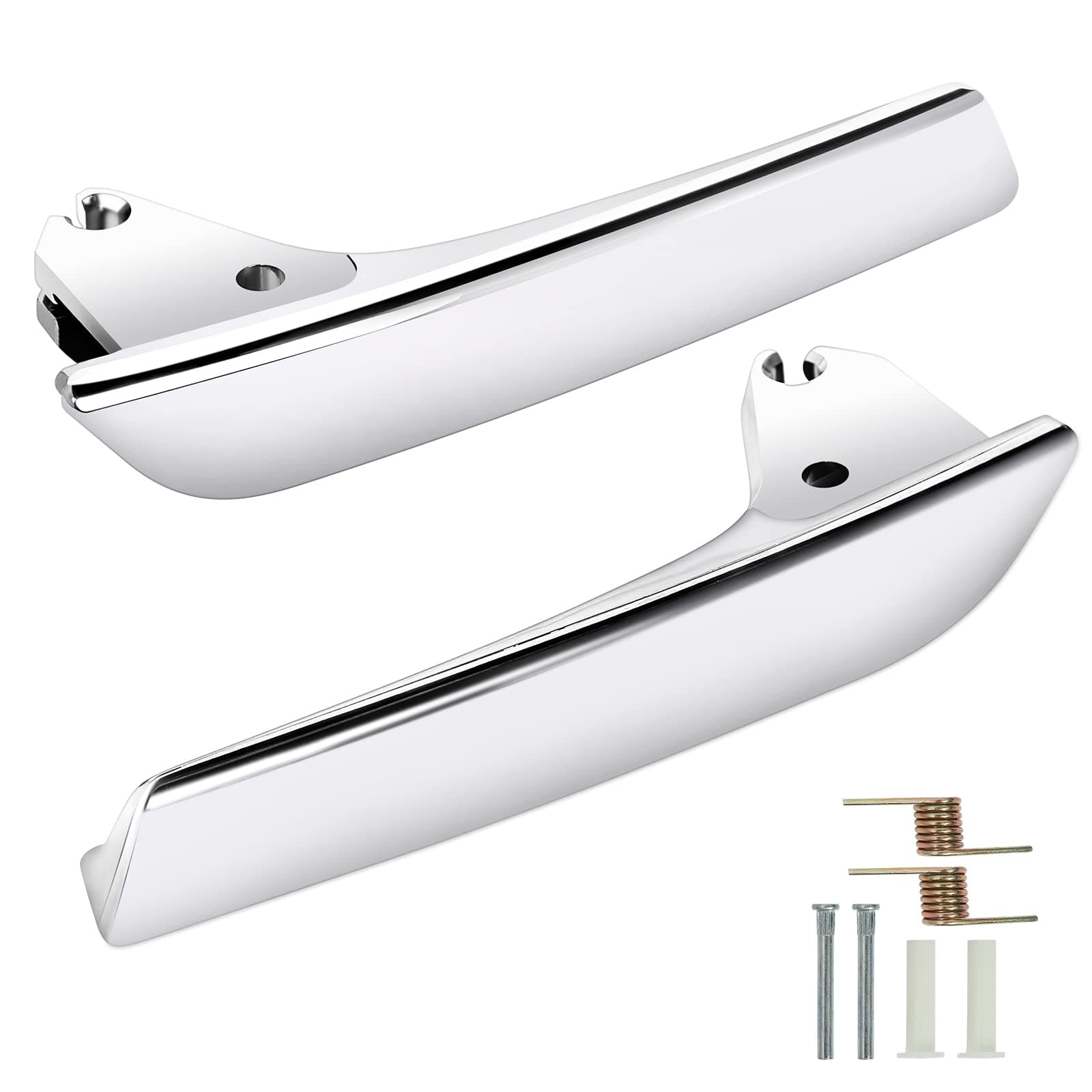 Interior Pair Driver Passenger Door Handles Compatible with The Following Models: 2007-2014 Chevy Silverado Tahoe Avalanche Cadillac Escalade GMC Yukon Pickup Truck Replace 81195, 15935954