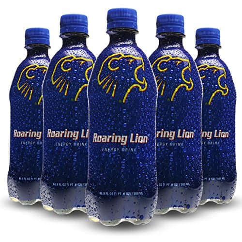 Roaring Lion energy drink (24-pack of 16.9 oz Resealable Bottles)
