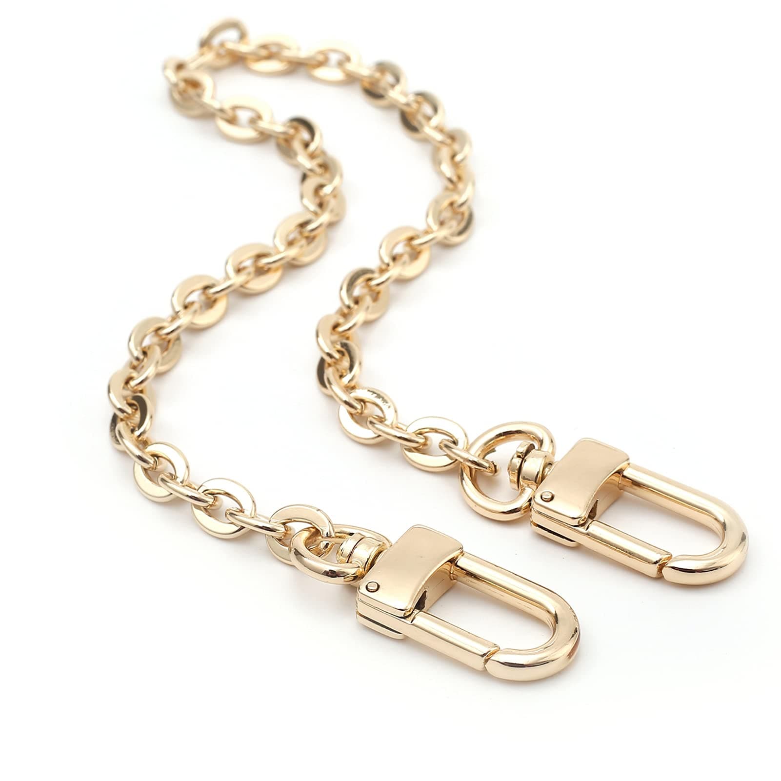 Xiazw Shoulder Bag Copper Chain (Gold,46in)