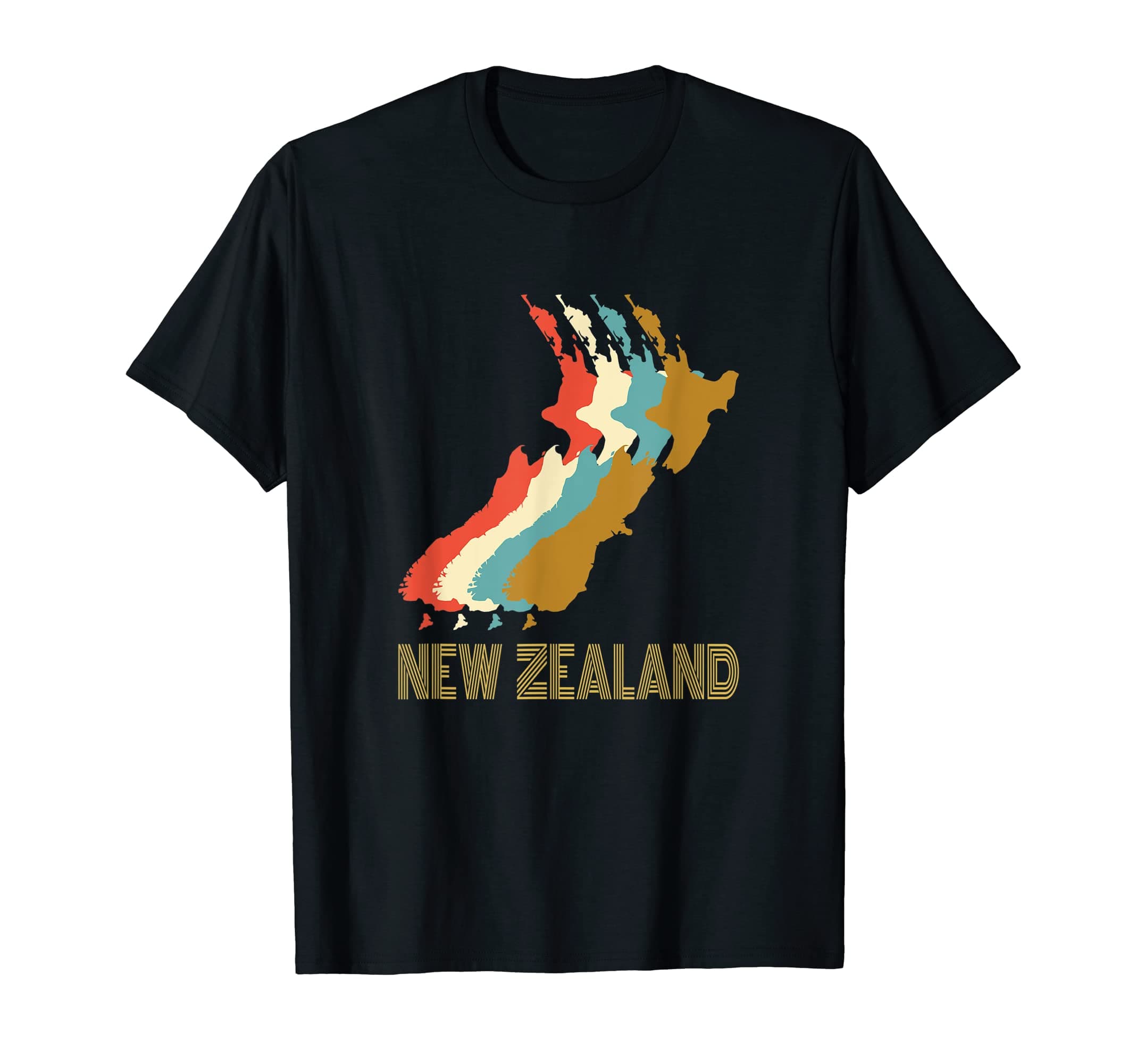 Vintage New Zealand T-shirt, I Love New Zealand Map Shirt T-Shirt