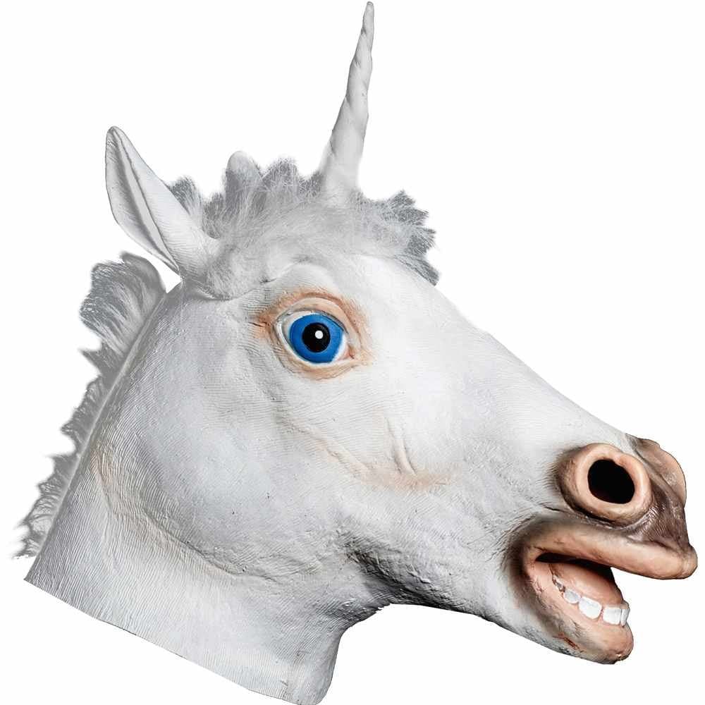Oversized Unicorn Over the Head Mask