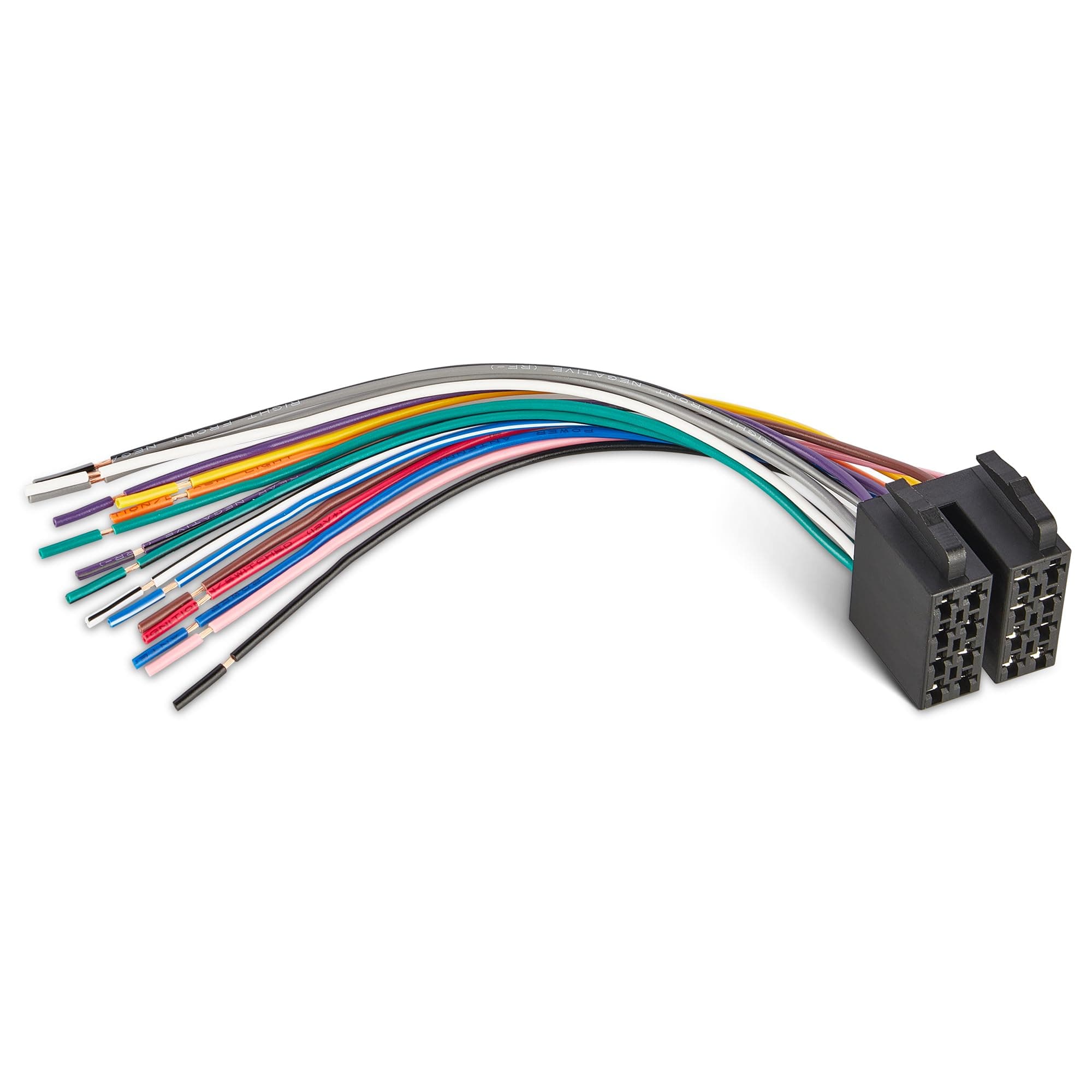 RED WOLF Radio Stereo ISO Wire Harness Female Adapter Connector Replacement for 1996-2002 Volkswagen, 1998-2005 Audi, Mercedes-Benz, Porsche Select Aftermarket CD Player Receiver NAV Mount