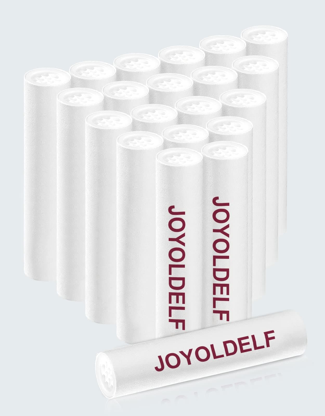 Joyoldelf 9mm Pipe Filters, Total 60 Pcs Activated Carbon Filters for Smoking Pipe, 6 Boxes x10 Pipe Filters