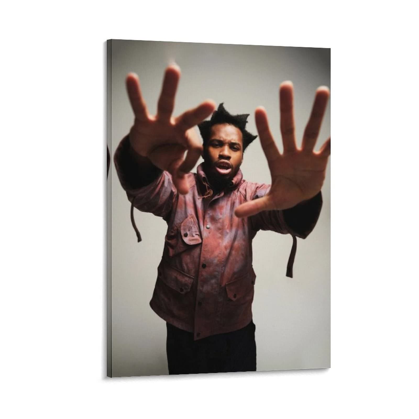 HANYING Poster Denzel Curry Rapper Art Print Photo Art Painting Canvas Poster Home Modern Decor Posters 24x36inch(60x90cm)