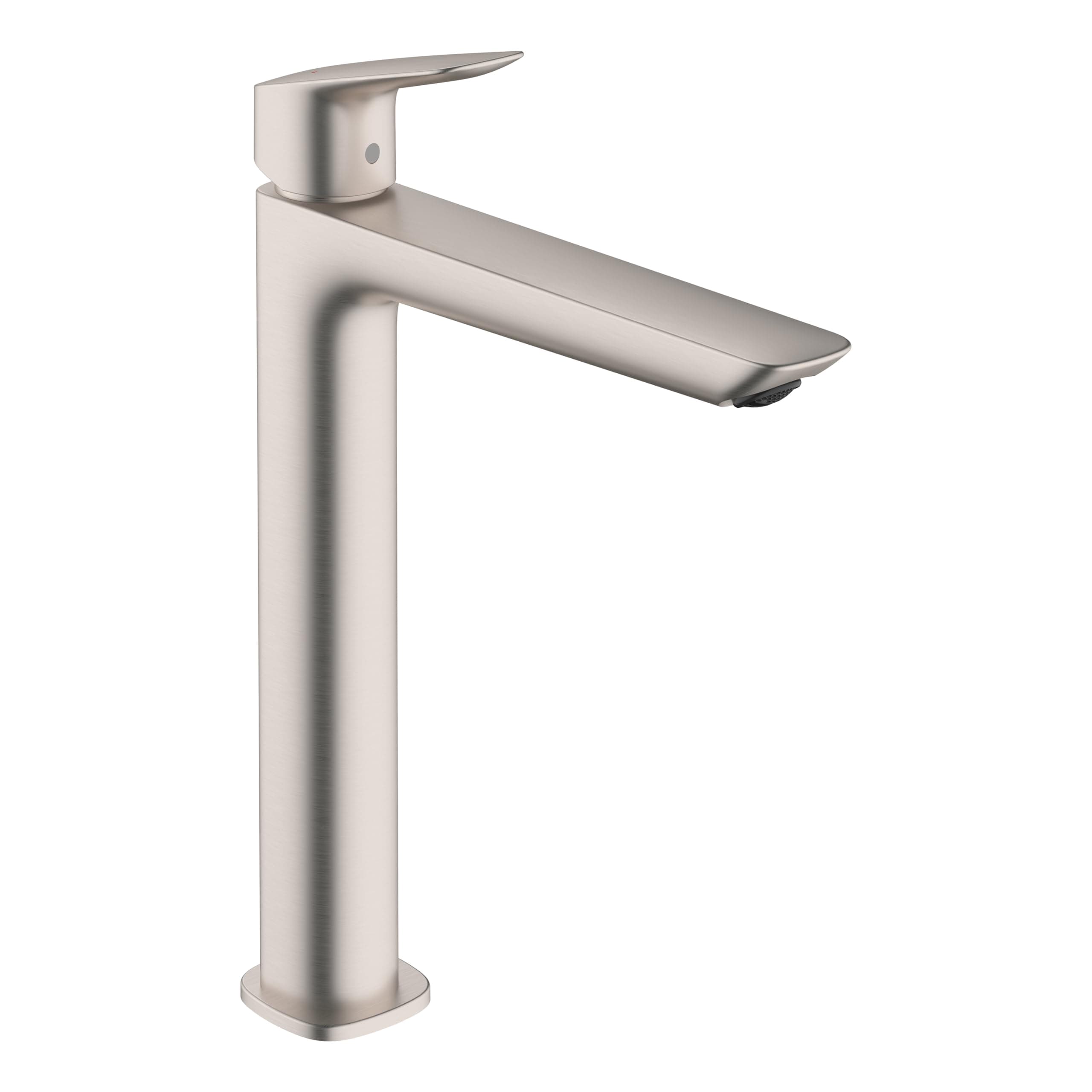 Logis Fine Modern 1 1-Hole Bathroom Sink Faucet in Brushed Nickel, 71258821