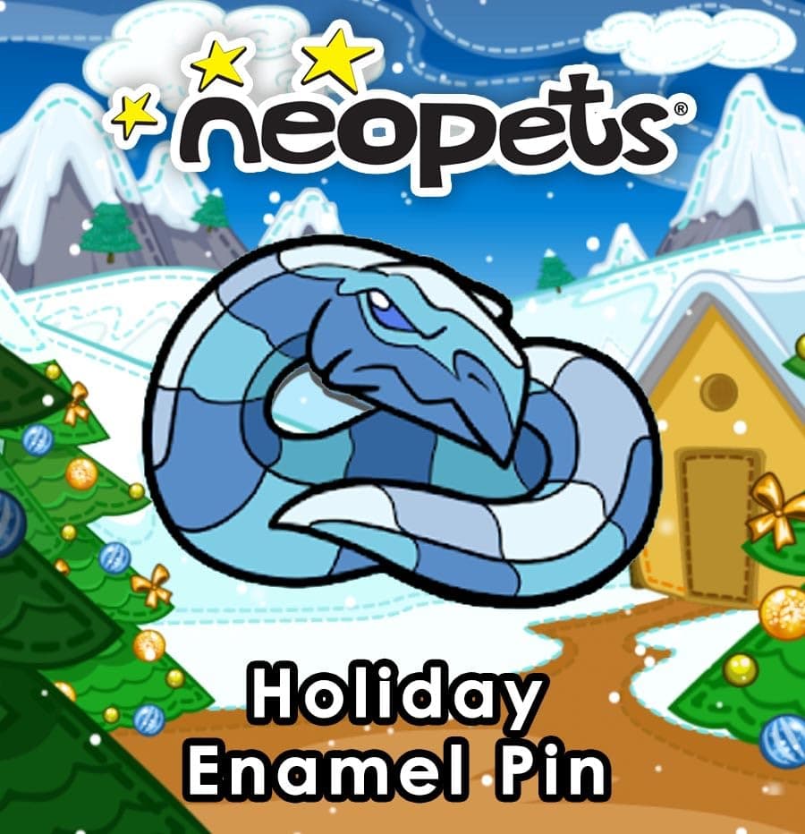NeopetsHoliday Christmas Soft Enamel Pins (Officially Licensed) (Snowager)