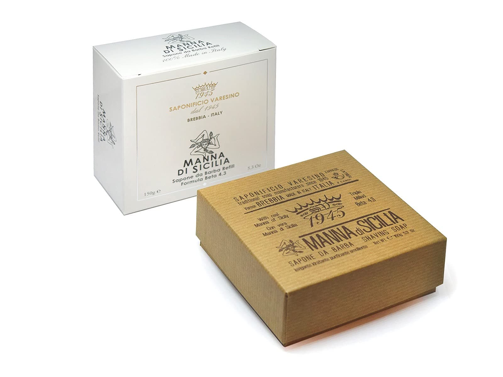 Shaving Soap Refill 150 gr Saponificio Varesino Manna di Sicilia