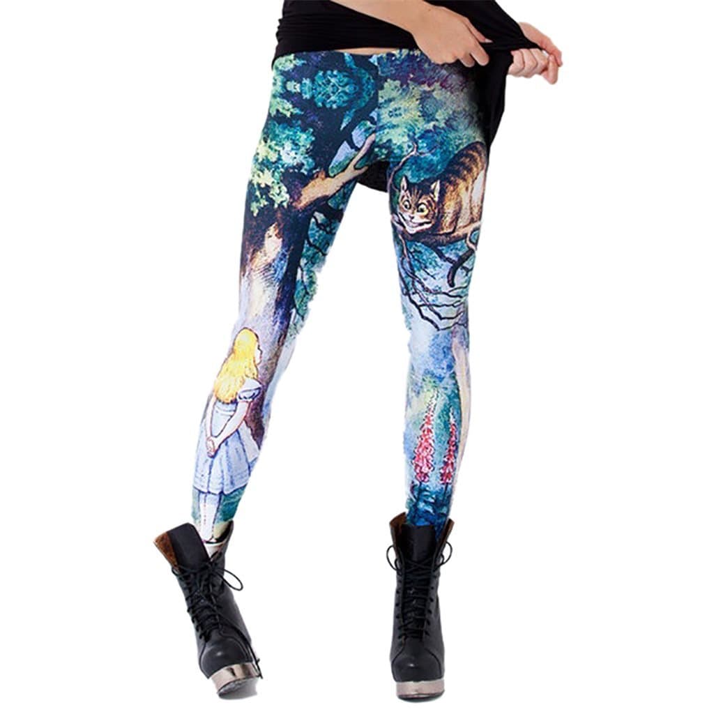 Printed Legging Alice In Wonderland Lech