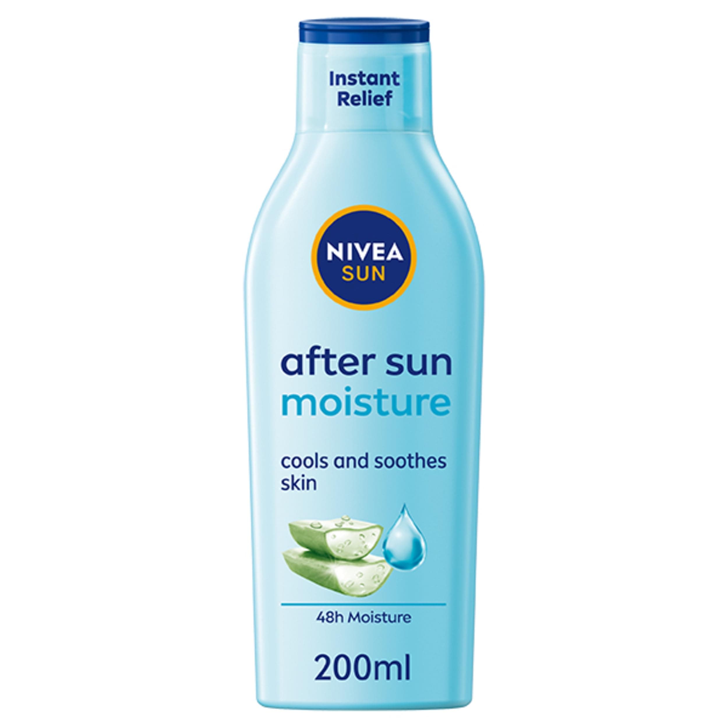 Nivea Sun Moisturising After Sun Lotion With Aloe Vera Silky Skin Feeling 200ml