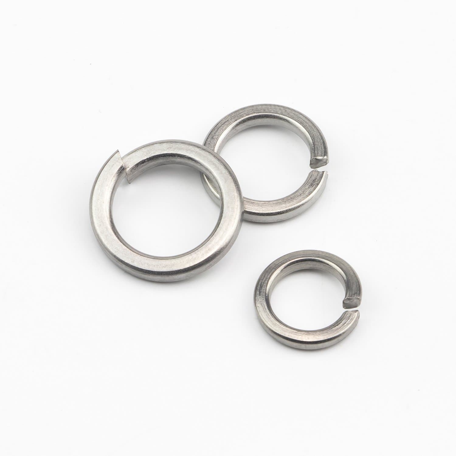 Sutemribor 304 Stainless Steel Spring Lock Washer Assortment Set 600 Pieces, 9 Sizes - M2 M2.5 M3 M4 M5 M6 M8 M10 M12