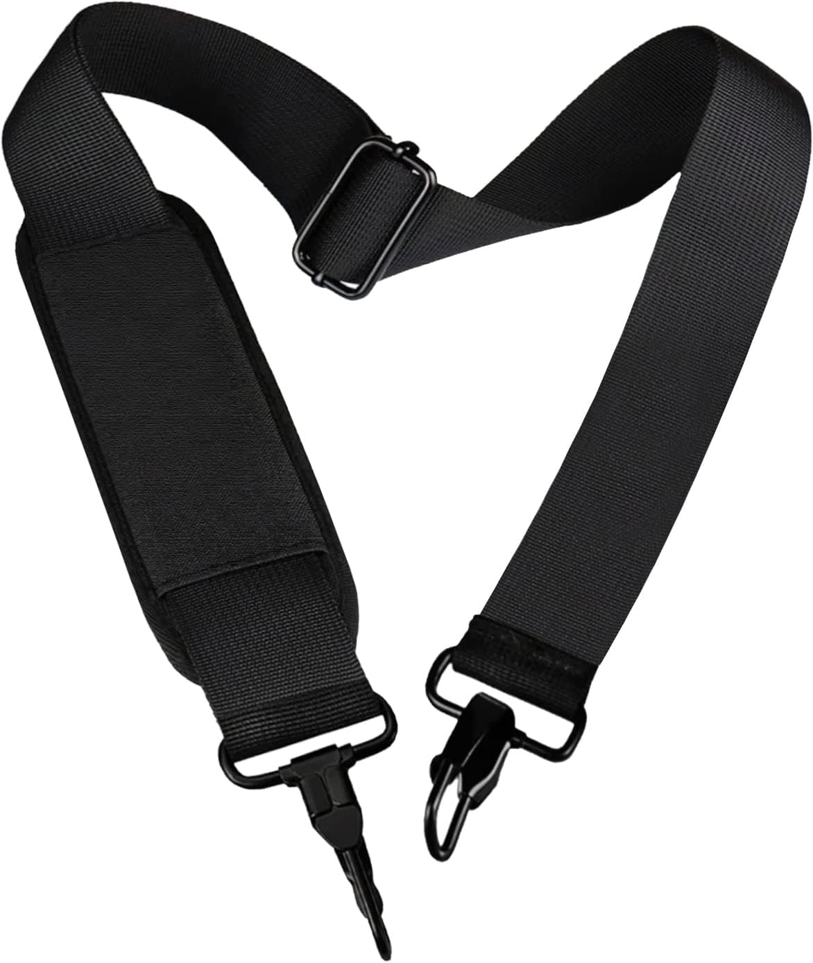 Shoulder Strap, Durable 55' Universal Replacement Laptop Shoulder Strap, Adjustable Comfortable Belt with Metal Hooks